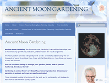 Tablet Screenshot of ancientmoongardening.com.au